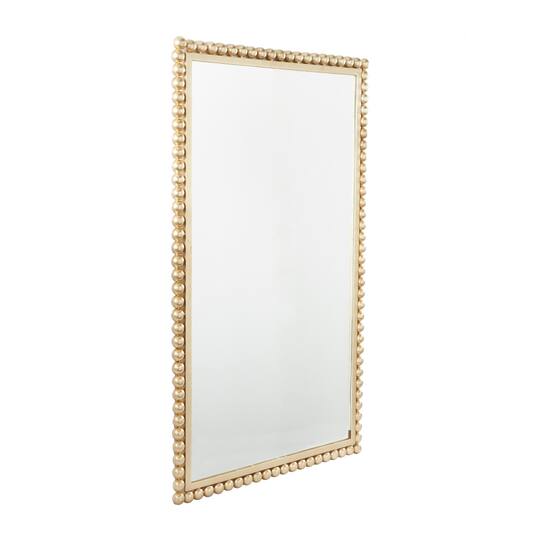 CosmoLiving by Cosmopolitan 40" Beaded Metal Wall Mirror